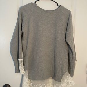 Grey long sleeve shirt